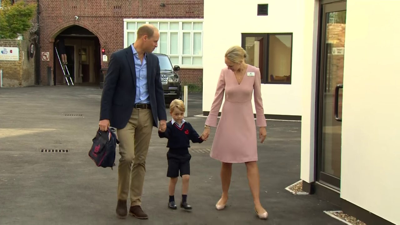 Premier jour d'école pour le Prince George