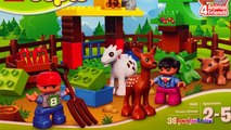 Lego Duplo Forest Animals with a Deer Squirrel Wild Boar and a Goat are perfect Toddler Toys