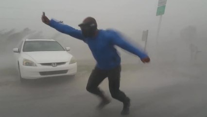 Un météorologiste fait face à Irma