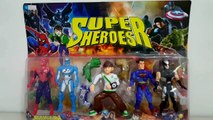 Super Heroes - ( Ben10, Homem Aranha, Super-Man, Power Ranger e ?) Review Completo.