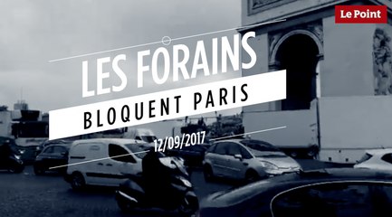 Les forains bloquent Paris