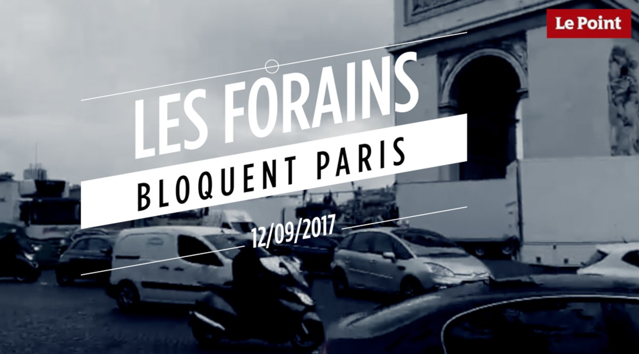Les forains bloquent Paris