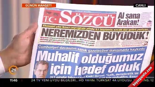 Hikmet Genç'ten Sözcü gazetesine müthiş kapak