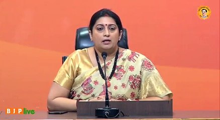 Smriti Irani Reply To Rahul Gandhi