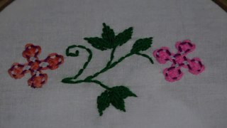 Hand Embroidery Design of Gujrati Stitch