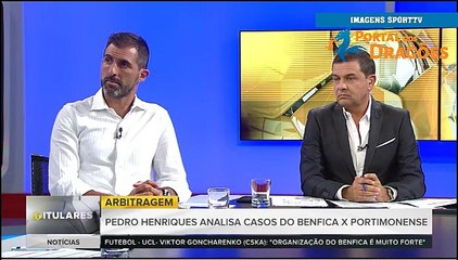 Pedro Henriques: «Há uma televisão com a transmissão na cabine do VAR»