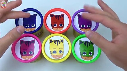 PJ MASKS Disney Learn Colors Play doh Surprise balls toys Paw Patrol Teenage Mutant Ninja