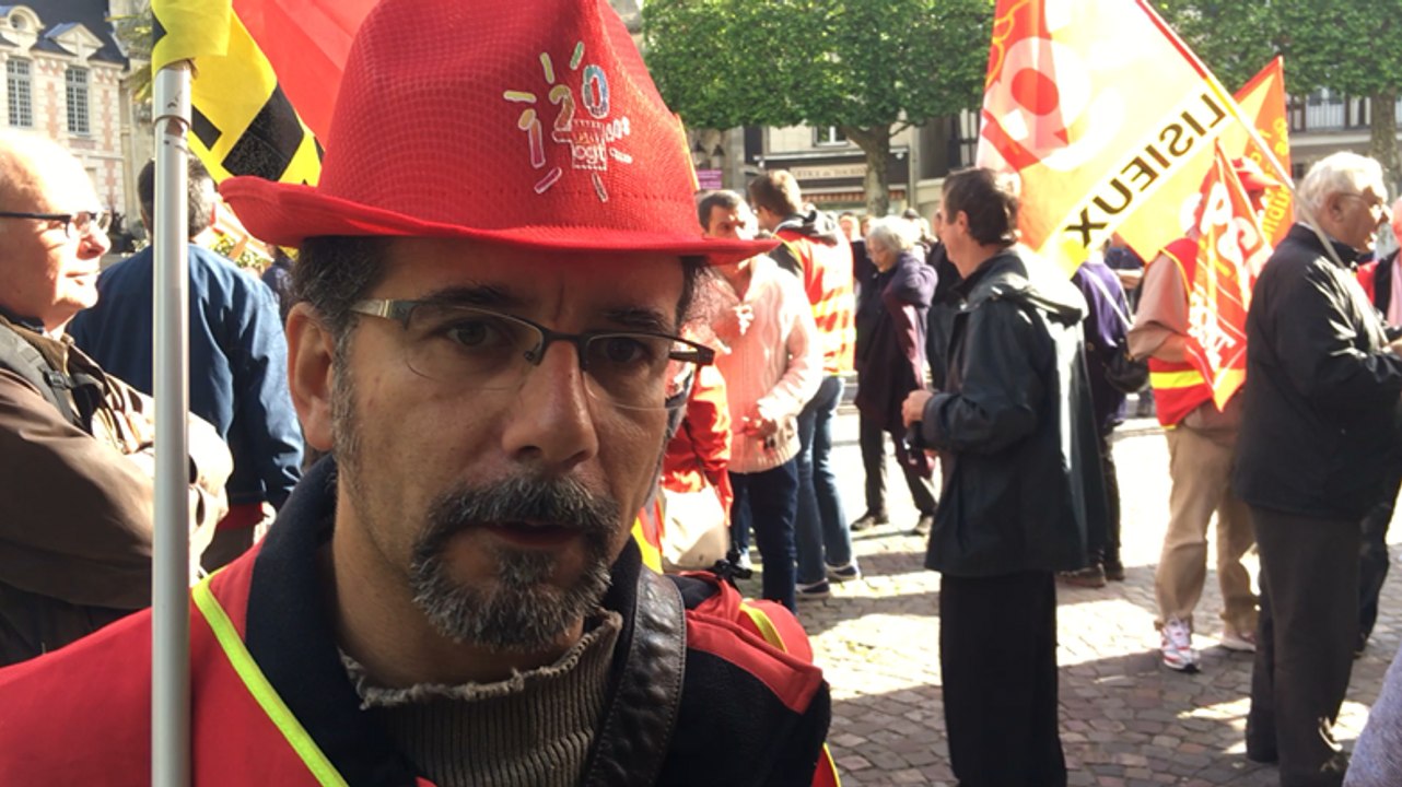 Lisieux : Près de 400 manifestants contre la loi Travail