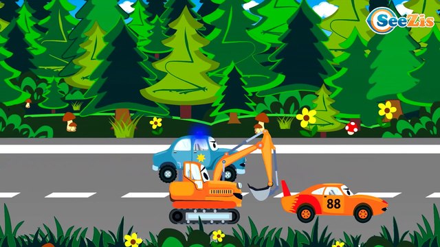 The Police car Vs BAD CARS Battle - Monster Truck TV - Cars & Trucks for Kids