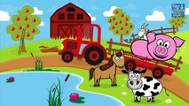 Zwierzęta dla dzieci - Nauka zwierząt na wsi - Odgłosy zwierząt | CzyWieszJak