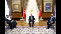 Cumhurbaşkanı Erdoğan, Katar Dışişleri Bakanı El Sani'yi Kabul Etti