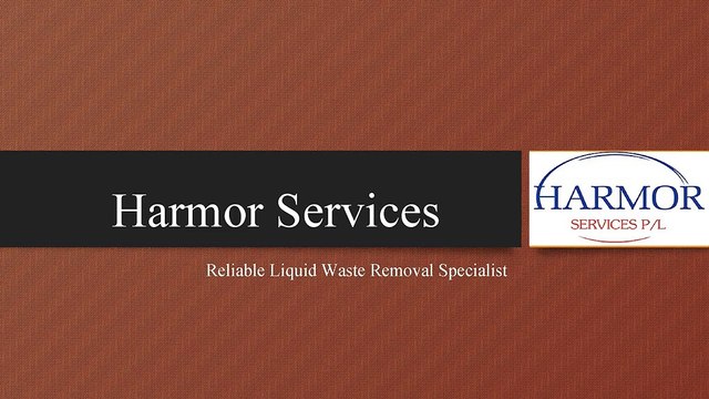 Septic Tank Cleaning Services in Melbourne - Harmor Services