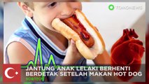 Jantung anak lelaki berhenti setelah makan hotdog - TomoNews