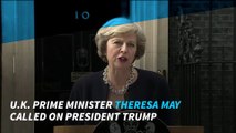 Theresa May urges Trump to intervene on trade deal