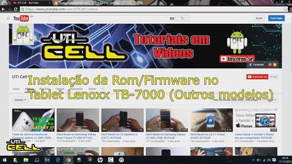 Instalação De Rom/Firmware Tablet Lenoxx TB-7000 (Hard Reset.