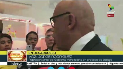 Gob. de Venezuela impulsa diálogo con la oposición en Rep. Dominicana
