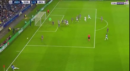 هدف بورتو الاول في مرمى بيشكتاش