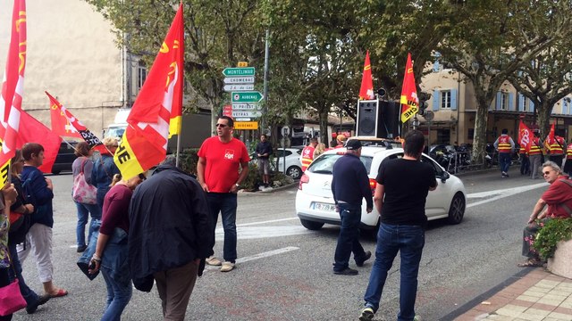 Privas : près de 450 personnes ont manifesté contre la réforme du code du travail