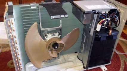 Обзор внутренностей наружного блока. AR09HSSFRWKX Часть 6 AR09HSSF