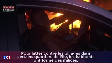 Ouragan Irma : Des habitants de Saint-Martin armés pour se défendre contre les pillages (Vidéo)