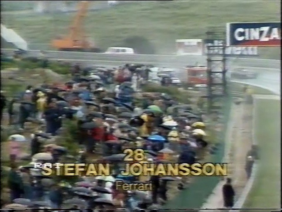 GP Portogallo 1985: Ritiri di Berger, Laffite e K. Rosberg, pit stop di N. Piquet e uscita di Johansson