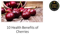 10 Health Benefits of Cherries