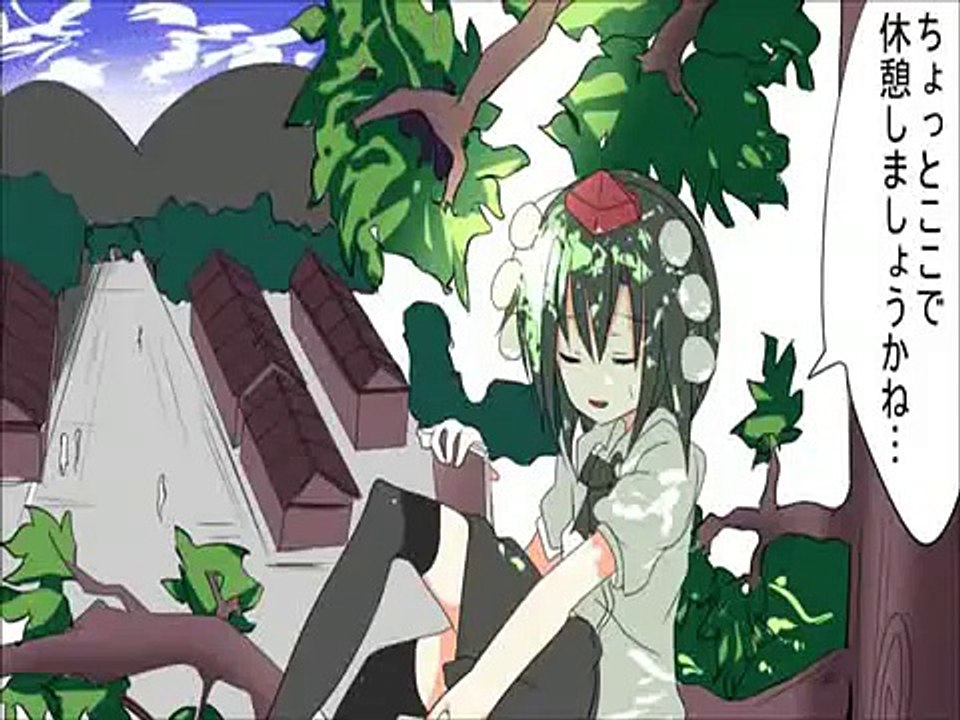 (コメ付き)【東方手書き劇場】あや☆もみ！！【漫画】