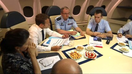 Macron visita ilhas devastadas por furacão