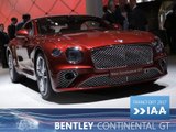 Bentley Continental GT en direct du Salon de Francfort 2017
