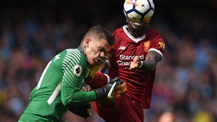 Ederson trains in headguard after Mane clash
