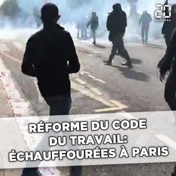 Échauffourées lors de la manifestation contre la réforme du Code du travail