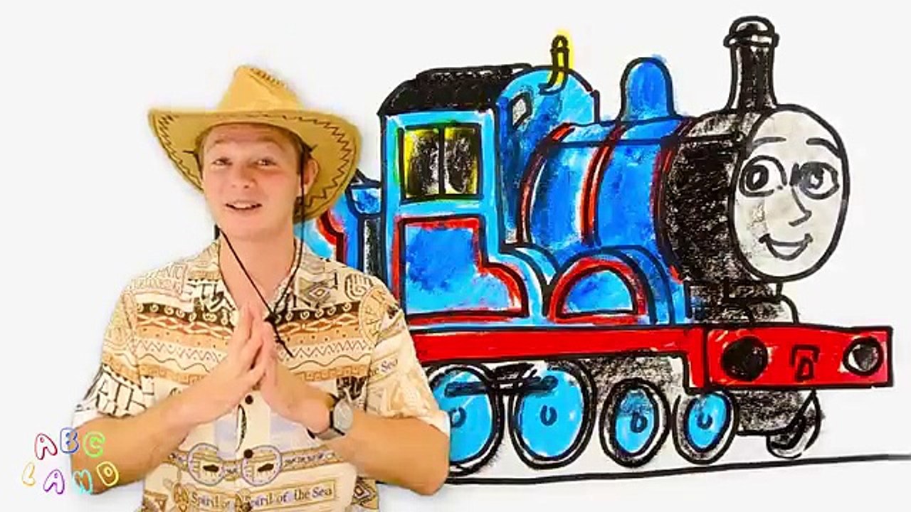 How to Draw Thomas the Tank Engine and Percy the Small Engine ♦ Drawing Tutorial