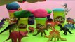 Dinosaures jouer jouets sur russe dinosaures Plaid Kinder Surprise œufs kinder surprise doh