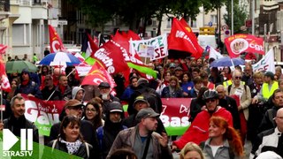 Manifestation contre la réforme du code du travail à Strasbourg