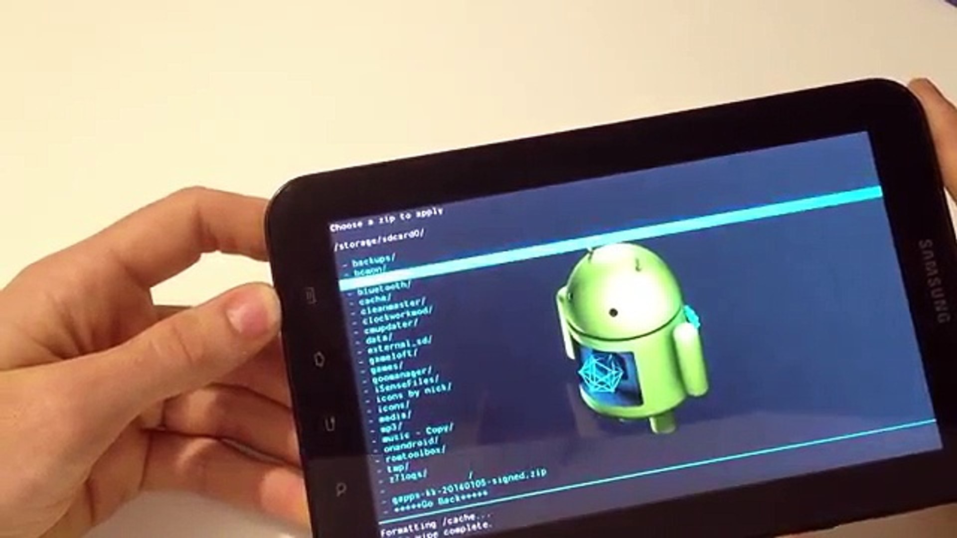 install android 4.4 on galaxy tab p1000 (cm11)(easy way) - Vídeo Dailymotion