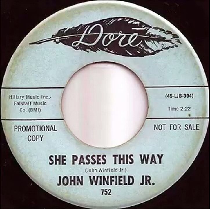 John Winfield Jr  ‎– She Passes This Way [1966]