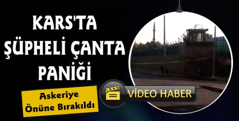 Kars'ta Şüpheli Çanta Paniği1