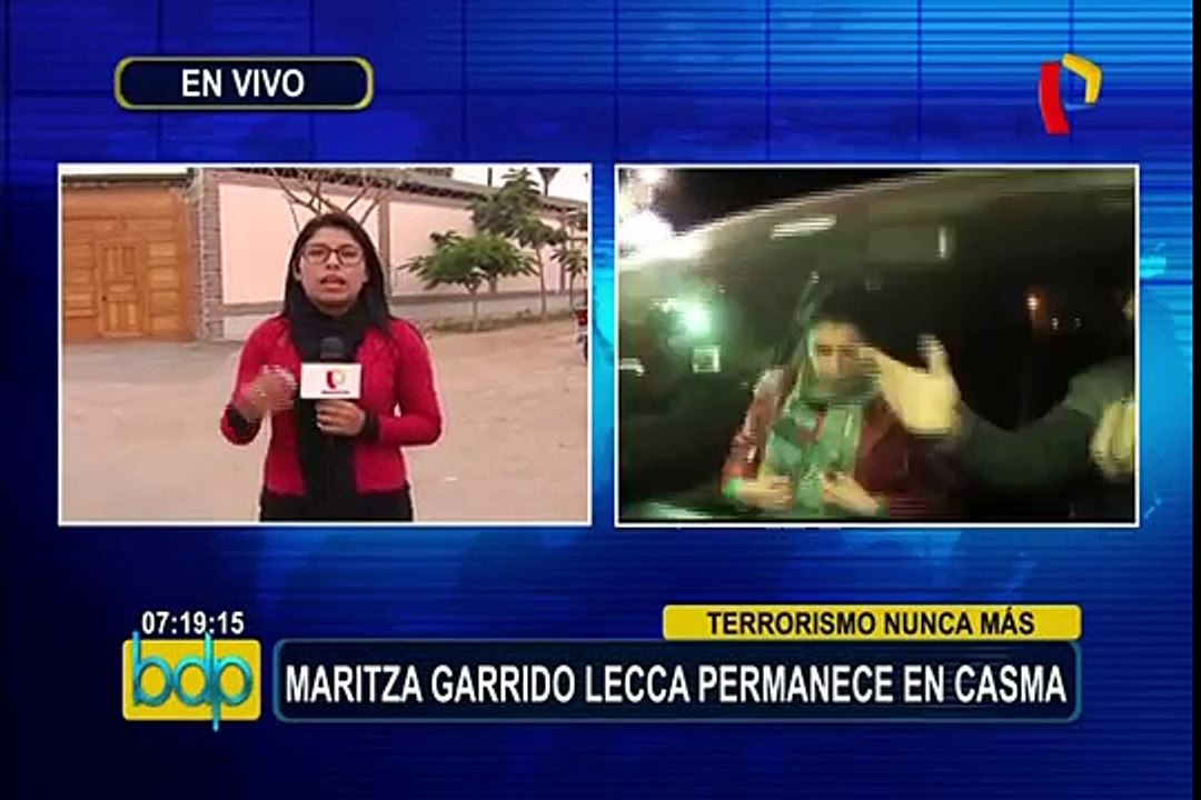Áncash: Maritza Garrido Lecca pasó la noche en un hotel de Casma