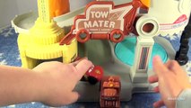 Fisher-Price Cars Radiator Springs Playset Lightning McQueen & Mater! Disney Review by Bins Toy Bin