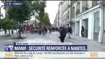 Réforme du code du travail: des échauffourées à Nantes lors de la manifestation