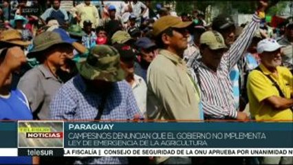 Paraguay: siguen exigiendo Ley de Emergencia de Agricultura Familiar