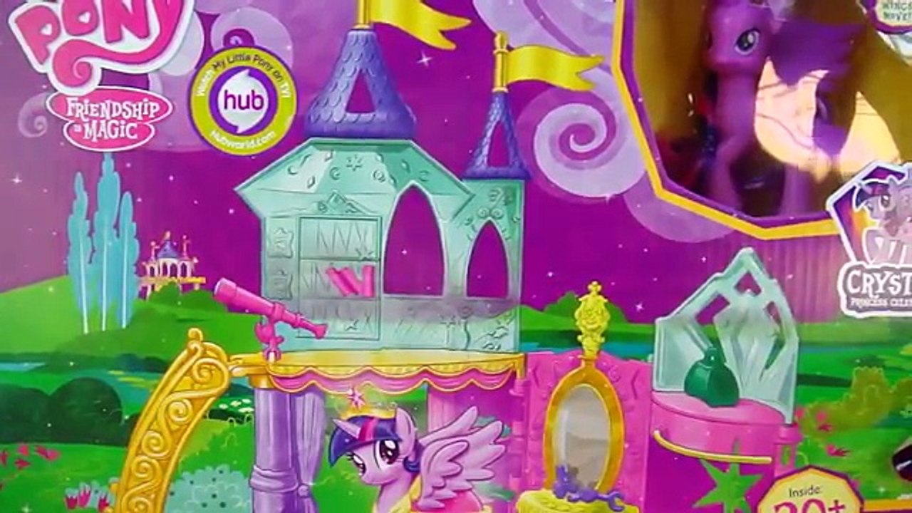 MLP Princess Twilight Sparkle Crystal Palace Castle Playset My Little Pony Toy Unboxing Re