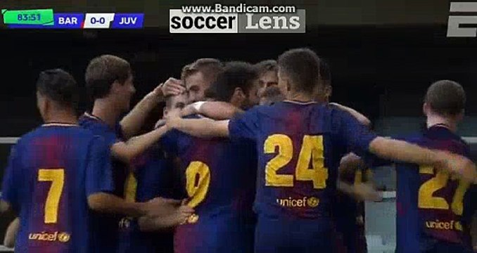 Carles Perez Goal HD - Barcelona U19	1-0 Juventus U19 - 11.09.2017 HD