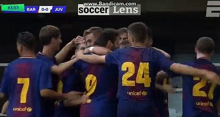 Carles Perez Goal HD - Barcelona U19	1-0 Juventus U19 - 11.09.2017 HD