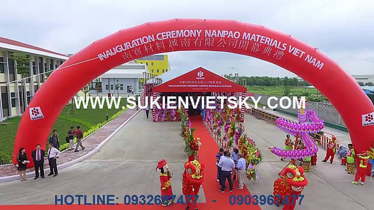 Khánh thành, công ty tổ chức lễ khánh thành chuyên nghiệp tại Bình Dương