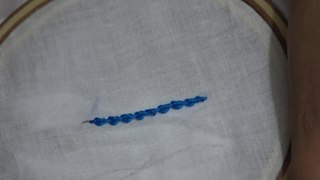 Basic Hand Embroidery Bead / Palestrina Stitch