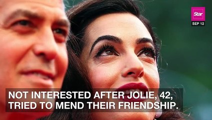 Amal Clooney Rejects Angelina Jolie’s Peace Offering