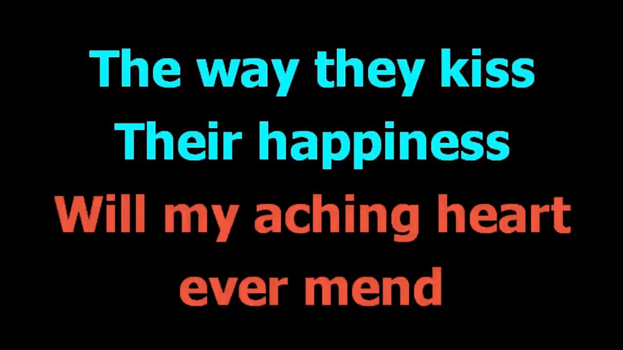 The girl of my best friend  - Elvis Presley -  Karaoke  - Lyrics