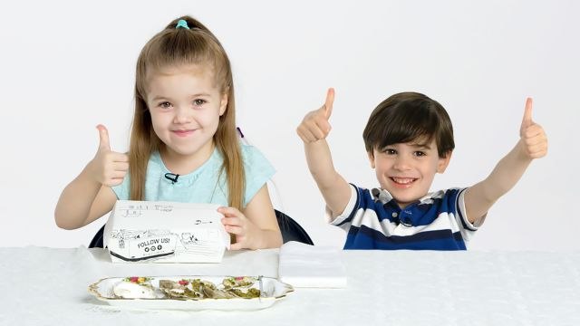 Kids Try 100 Years of Seafood