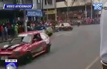 Polémica por carrera automovilística en calles de La Troncal